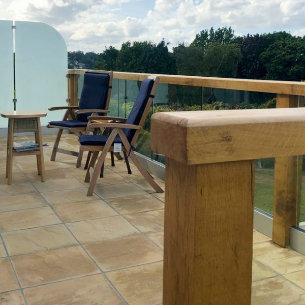 Paving - Small Paving Slab Patio Terrace by ACME Plus Builders, Devon