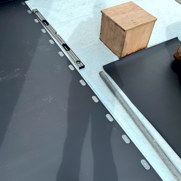 Single Ply Membrane Roof Installation Layout - ACME Plus Roofing, Paignton, Devon